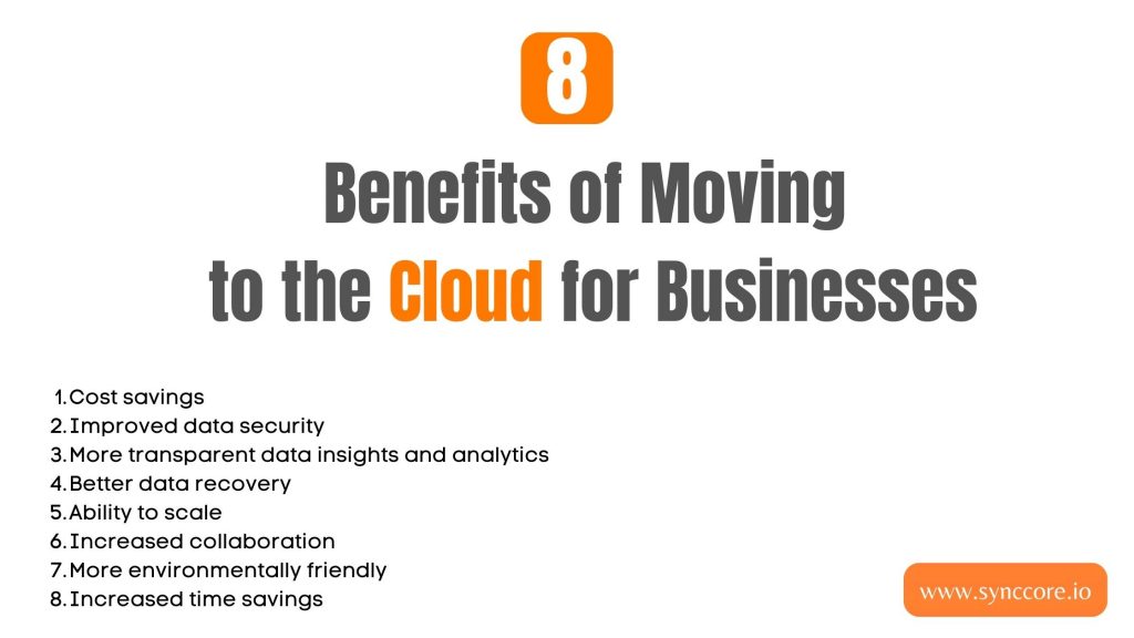 benefits of moving to the cloud